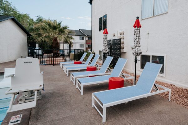 Apartment Pool Lounge Chairs